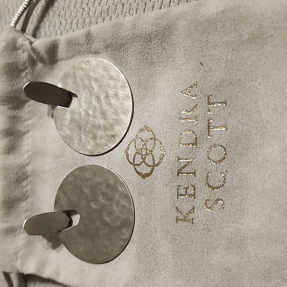 Kendra Scott Silver Didi Statement Earings